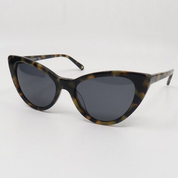Banana Republic New HALINA/S EPZ Yellow Havana/Grey Cat Eye Sunglasses - Picture 3 of 12
